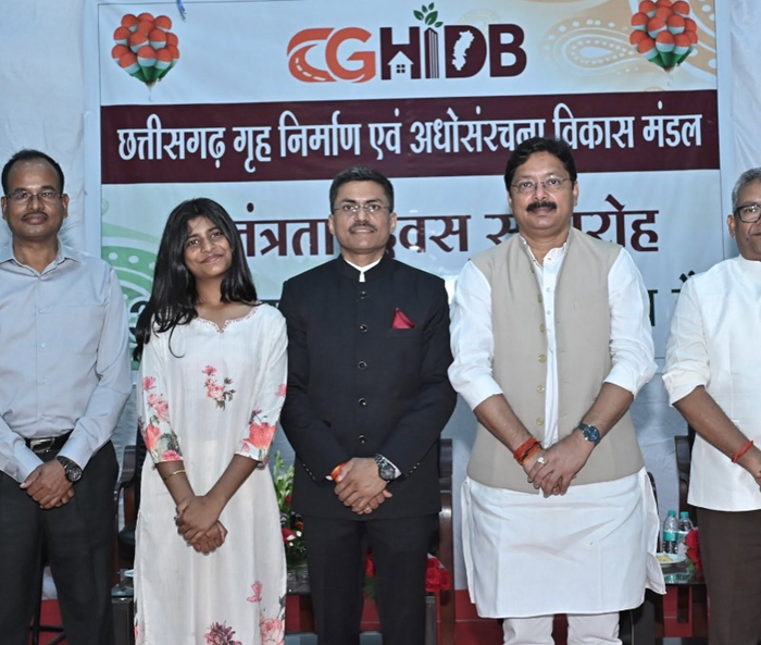 I-Day celebrations at Chhattisgarh Housing & Infrastructure Development Board